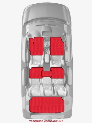 ЭВА коврики «Queen Lux» комплект для Audi S4 (B7)